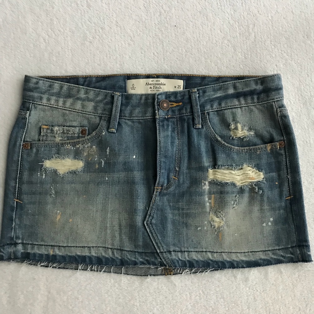 Abercrombie & Fitch Denim Skirt Size 0